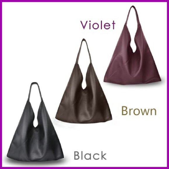 Large Soft PU Leather Tote Hobo Bag for Women Work Travel Purse - Picture 8 of 8